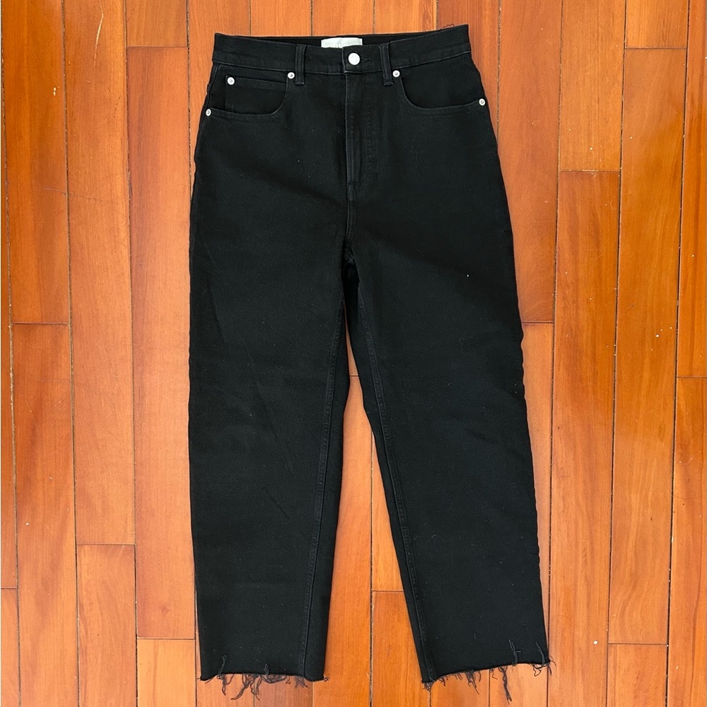 Everlane Way High Black Jeans 28 Women NWOT